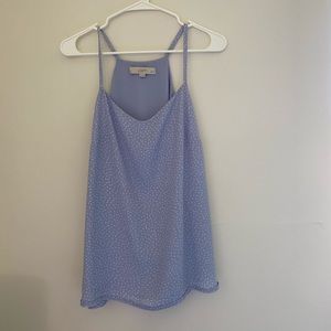 Periwinkle loose Loft blouse